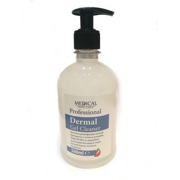 Дезинфектант за ръце - Dermal Gel Cleaner - Гел - 500ml